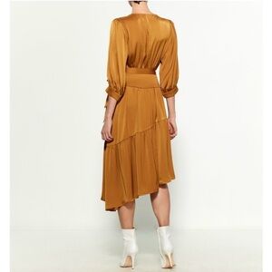 Mustard Seed Long Sleeve Dress in Mustard Yellow